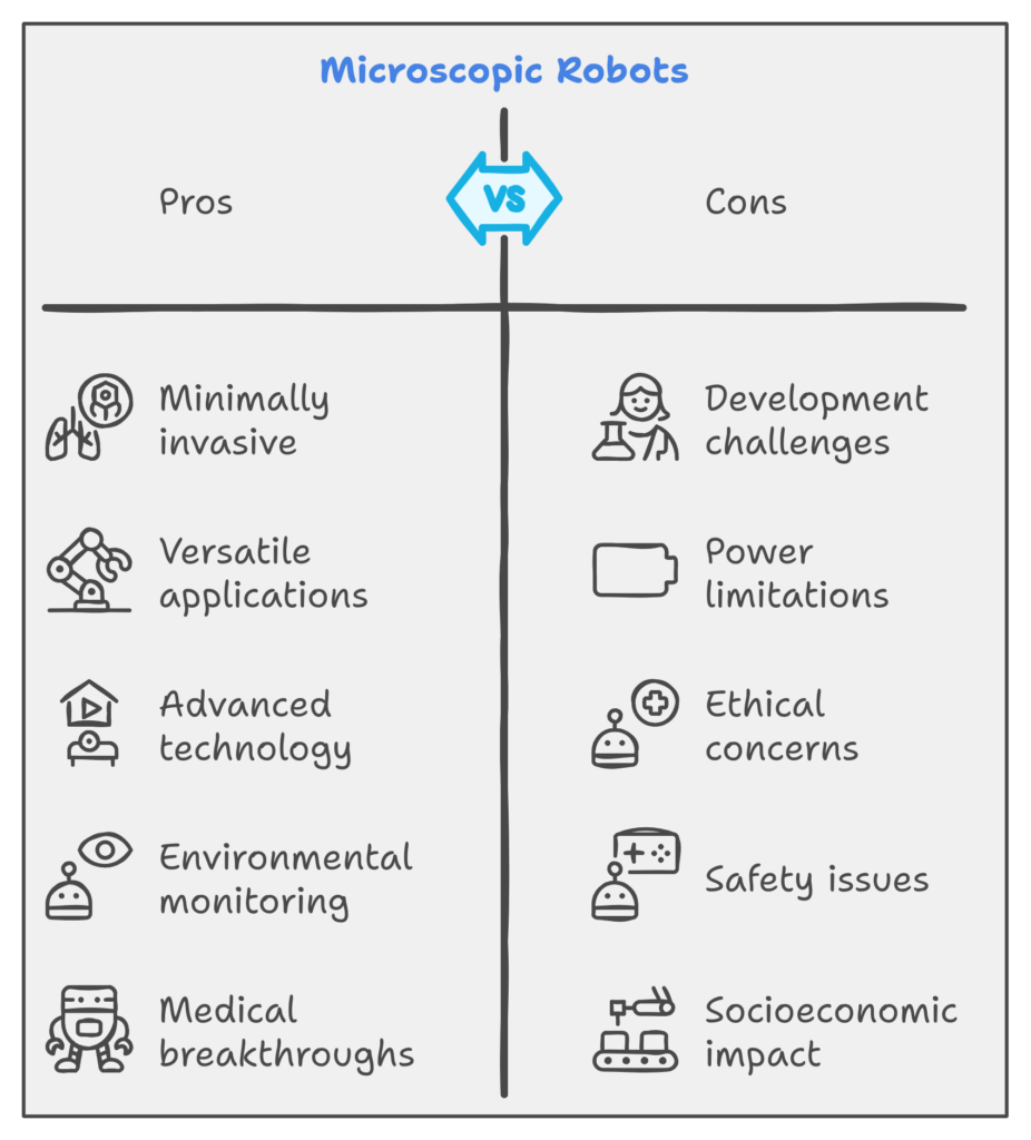 Microscopic robots powered by tiny batteries